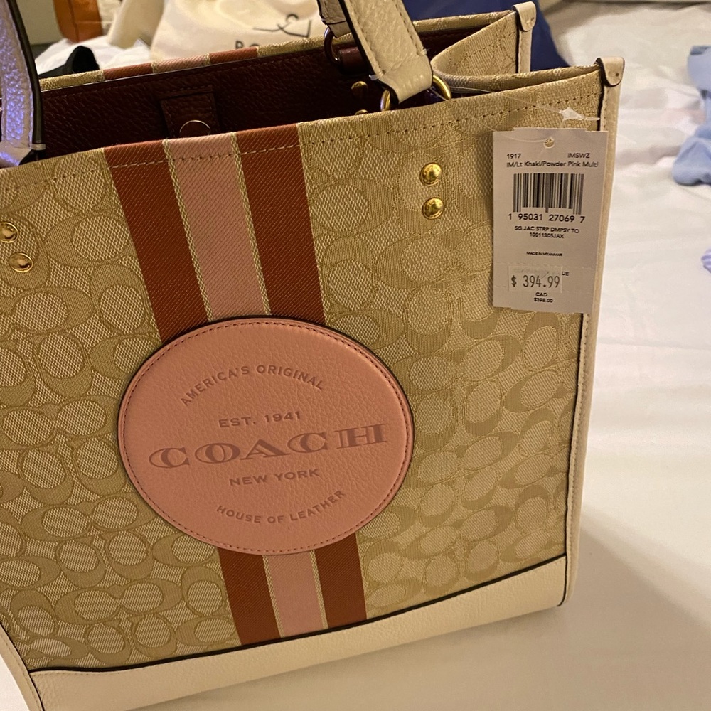 Coach signature khaki tote - Picture 10 of 15